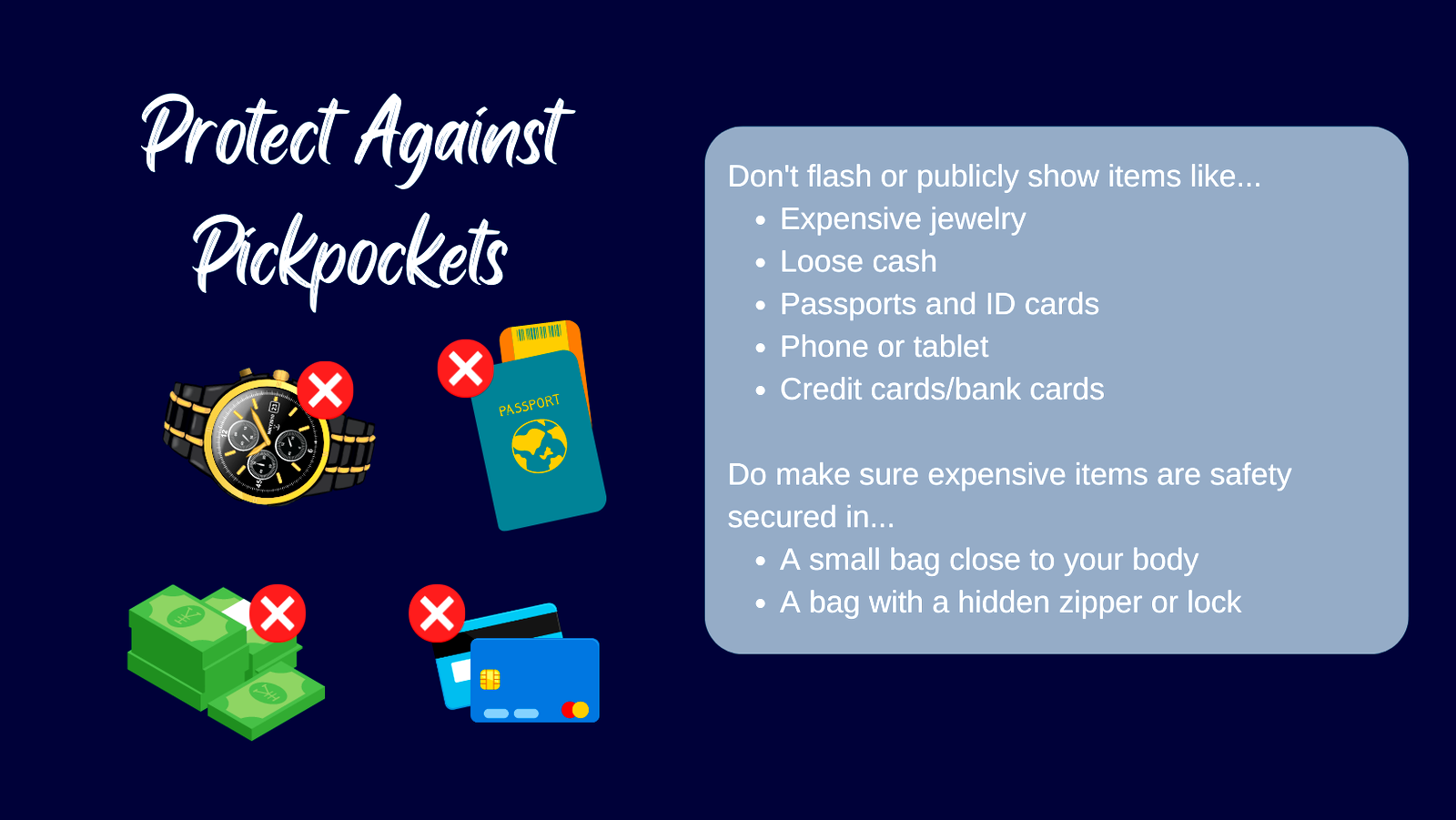 Stay safe while studying abroad pickpockets
