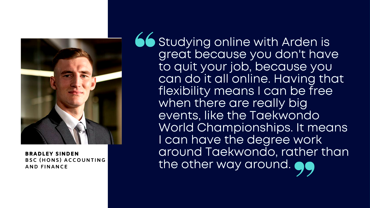Arden University - Testimonial quote by a student