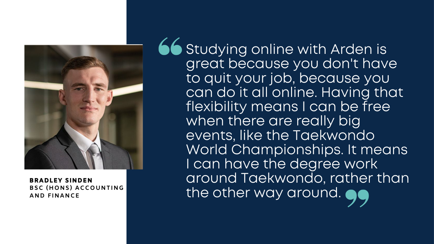 Arden University - What Students Are Saying Arden University - Testimonial quote by a student