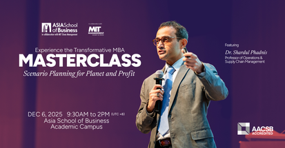 Image for MBA Masterclass: Scenario Planning for Planet and Profit