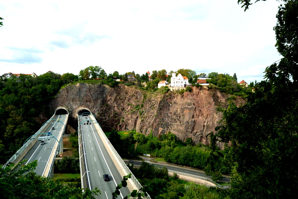 Autobahn in Dresden, Germany