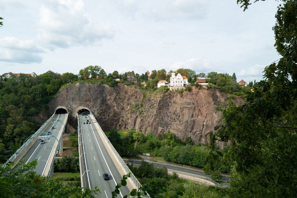 Autobahn in Dresden, Germany
