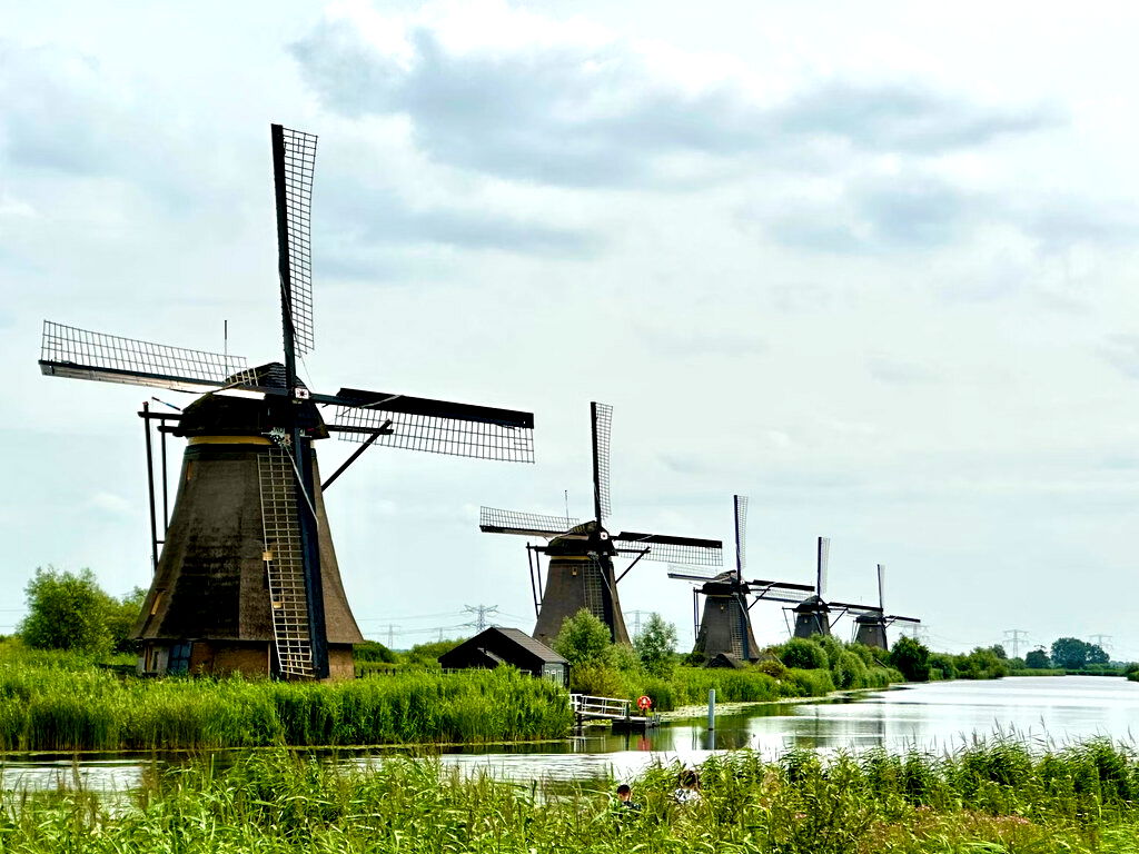 Historic Windmills of Kinderdijk, Kinderdijk, Netherlands