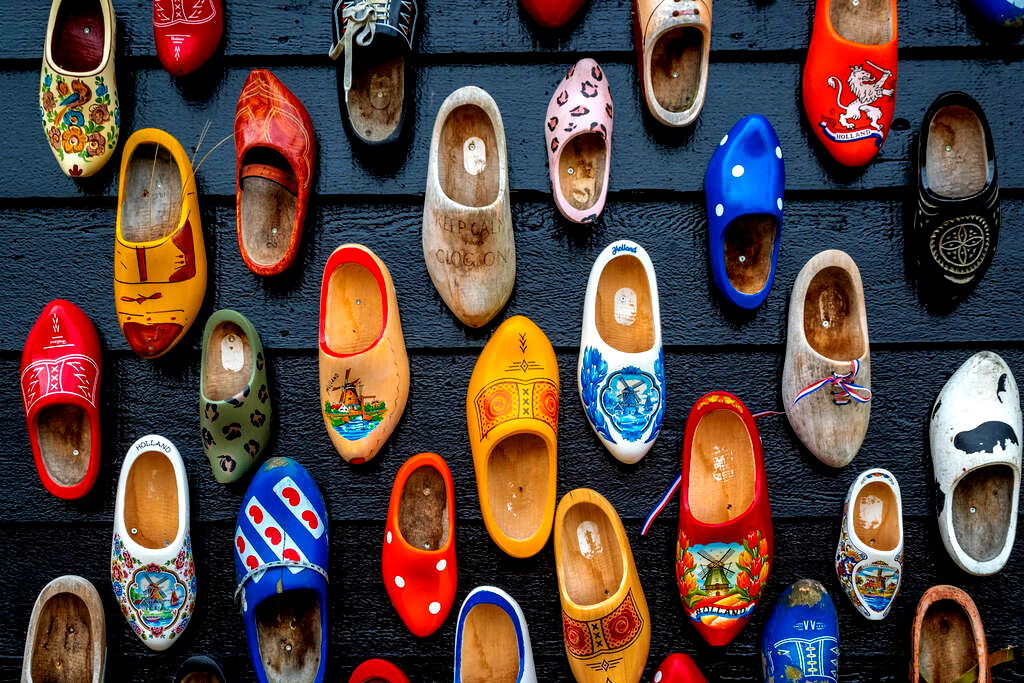 Wall of Clogs, Zaanse Schans, Netherlands