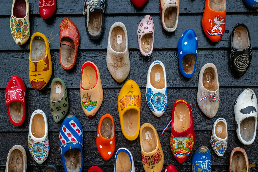 Wall of Clogs, Zaanse Schans, Netherlands