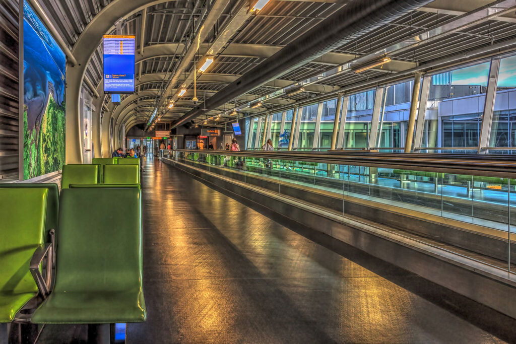 Inside the Amsterdam Airport Schiphol
